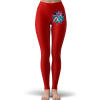 DBZ Young Chi Chi Galaxy Flower Cute Fiery Red Yoga Pants - Dragon Ball Z Gifts