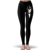 Dragon Ball Gentleman Vegeta Imagery Dope Black Leggings - Dragon Ball Z Gifts