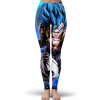 Dragon Ball Super Broly Movie Gogeta Blue Cool Leggings - Dragon Ball Z Gifts