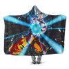 Dragon Ball Z Goku Ultra Instinct Kamehameha Hooded Blanket - Dragon Ball Z Gifts