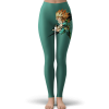 Dragon Ball Z Kid Trunks HD Art Dark Green Yoga Pants - Dragon Ball Z Gifts