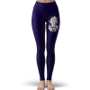 Dragon Ball Z Vegeta Colorful Logo Badge Dark Blue Yoga Pants - Dragon Ball Z Gifts
