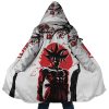 Goku Red Instinct Dragon Ball Z AOP Hooded Cloak Coat MAIN Mockup - Dragon Ball Z Gifts