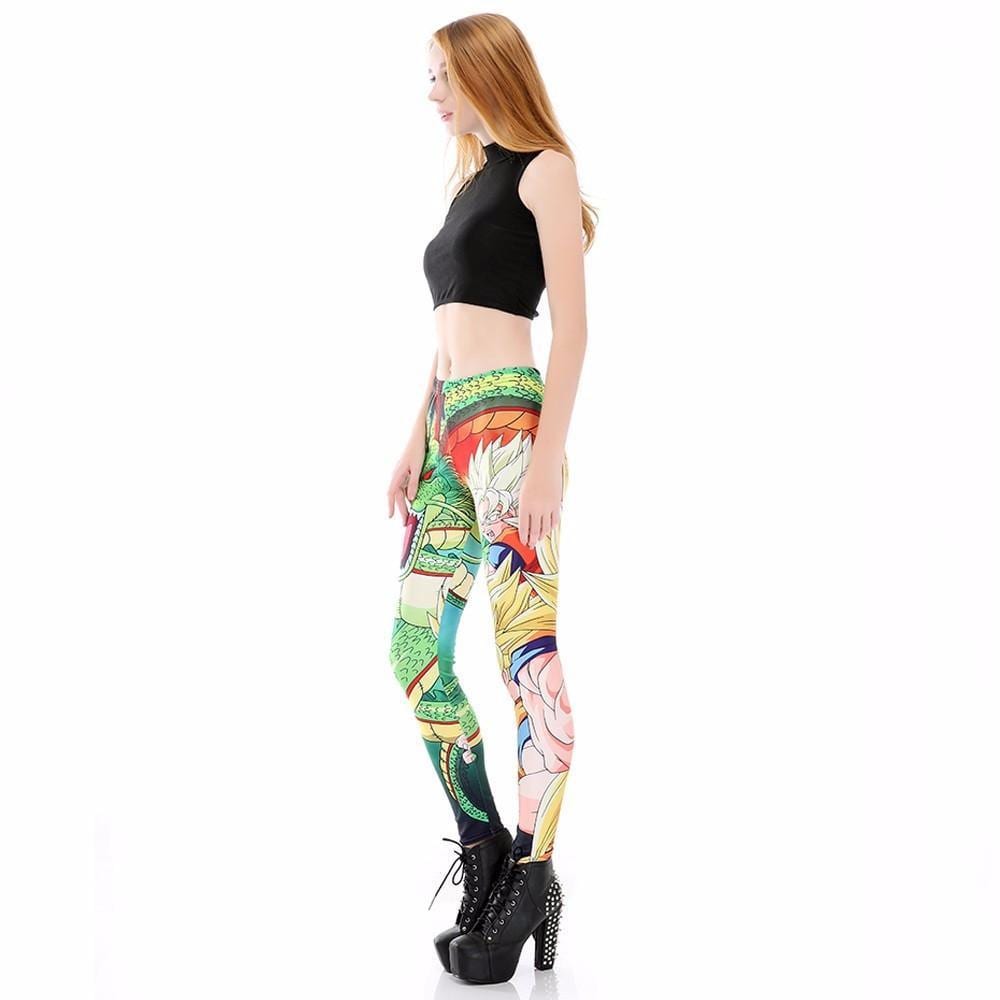 Shenron Goku Super Saiyan Women Compression Fitness Leggings Tights Dragon Ball - Dragon Ball Z Gifts